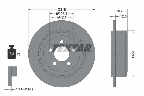 Brake Disc (92202703)