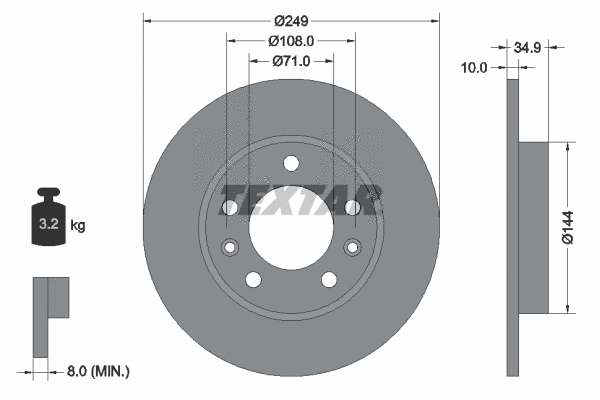 Brake Disc (92269103)