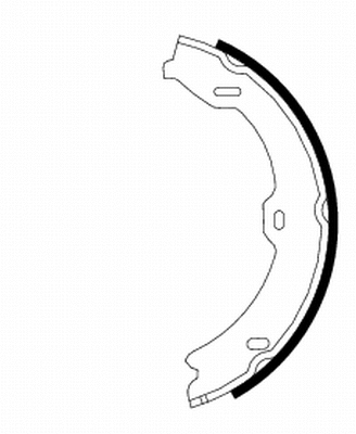 Brake Shoe Set, parking brake (91067000)