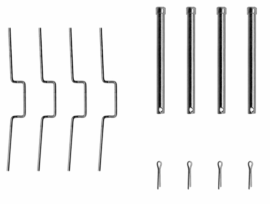 Accessory Kit, disc brake pad (82545400)