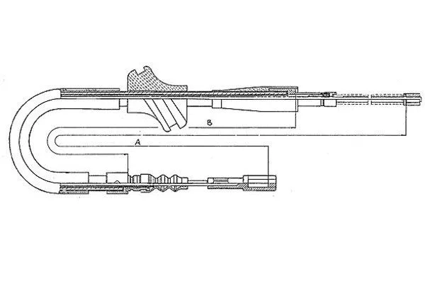 Cable Pull, parking brake (44000800)