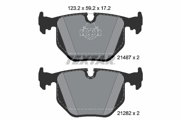 Brake Pad Set, disc brake (2148781)