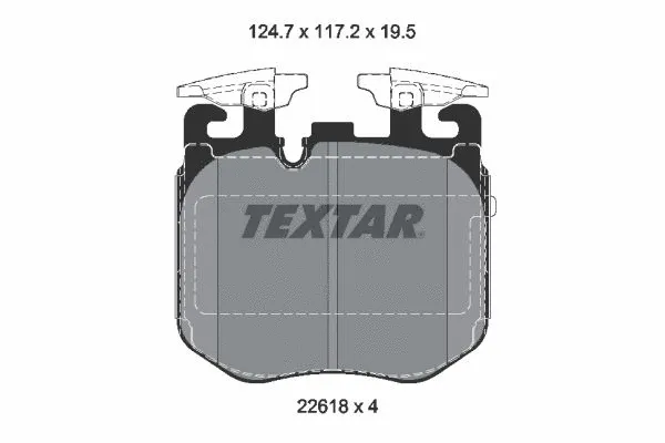 Brake Pad Set, disc brake (2261801)