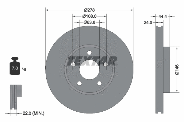 Brake Disc (92124803)