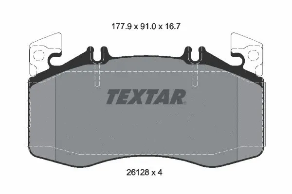 Brake Pad Set, disc brake (2612801)