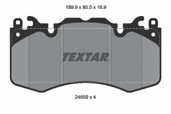 Brake Pad Set, disc brake (2465901)