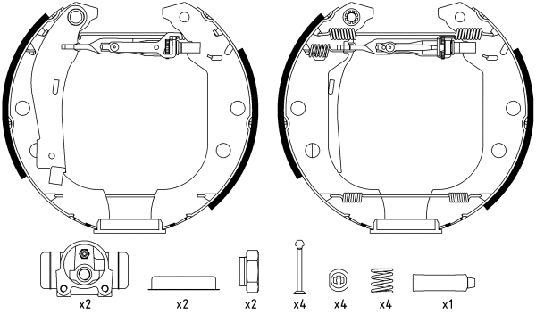 Brake Shoe Set (84056601)