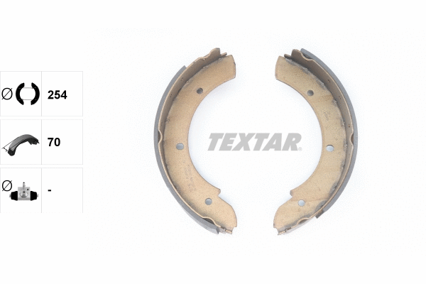 Brake Shoe Set, parking brake (91069500)