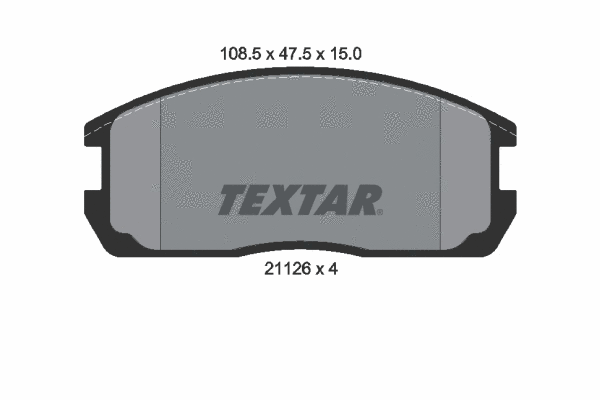 Brake Pad Set, disc brake (2112601)