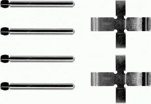Accessory Kit, disc brake pad (82000900)