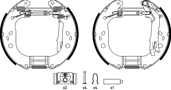 Brake Shoe Set (84067600)