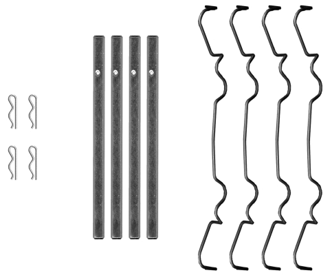 Accessory Kit, disc brake pad (82079101)