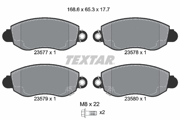 Brake Kit, disc brake (89007200)