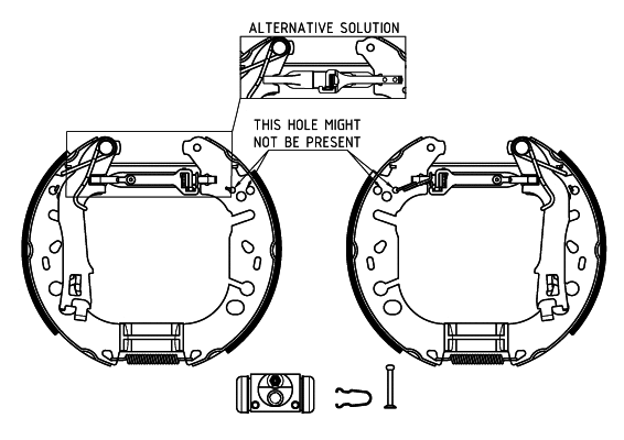 Brake Shoe Set (84065400)