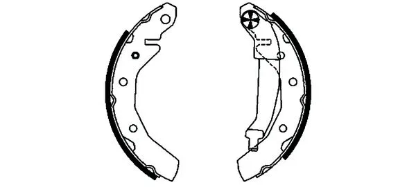 Brake Shoe Set (91054200)