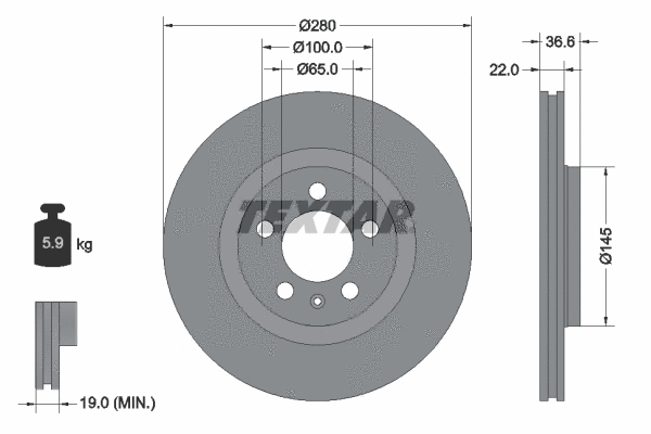 Brake Kit, disc brake (89013400)