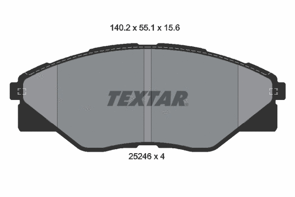 Brake Pad Set, disc brake (2524601)