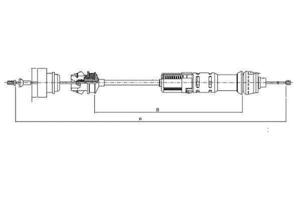 Cable Pull, clutch control (58011300)