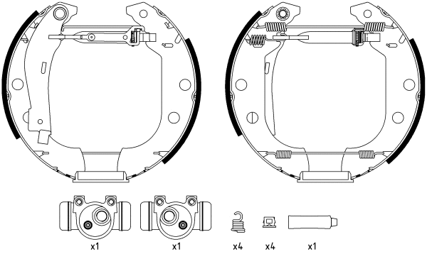 Brake Shoe Set (84038100)