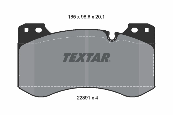 Brake Pad Set, disc brake (2289101)