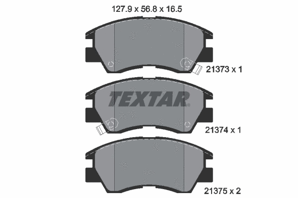 Brake Pad Set, disc brake (2137301)
