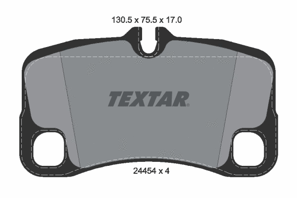 Brake Pad Set, disc brake (2445403)
