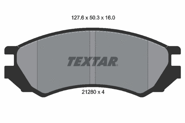 Brake Pad Set, disc brake (2128002)