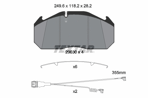 Brake Pad Set, disc brake (2903024)