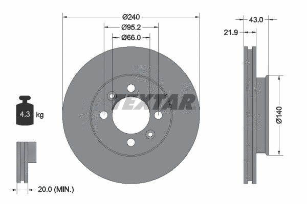 Brake Disc (92044500)