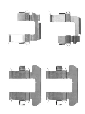 Accessory Kit, disc brake pad (82516800)