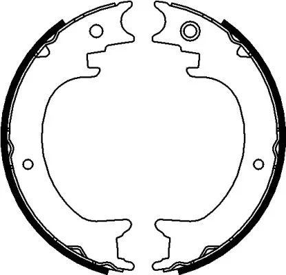 Brake Shoe Set, parking brake (91073900)