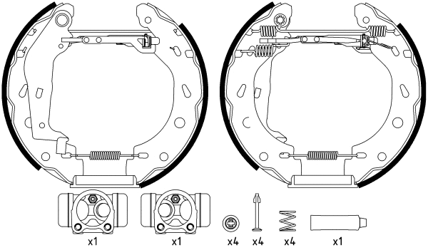 Brake Shoe Set (84057400)