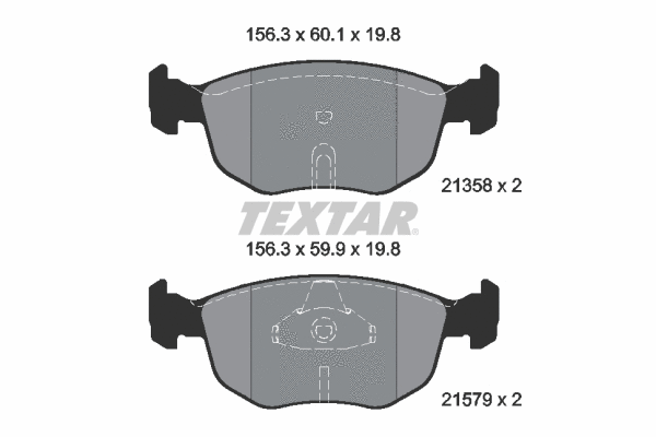 Brake Pad Set, disc brake (2135803)