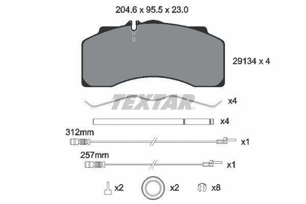 Brake Pad Set, disc brake