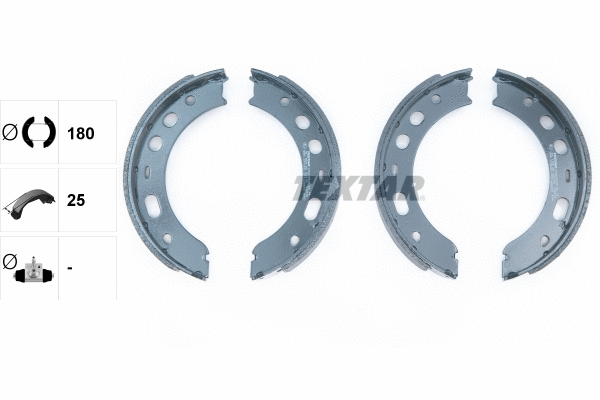 Brake Shoe Set, parking brake (91063500)