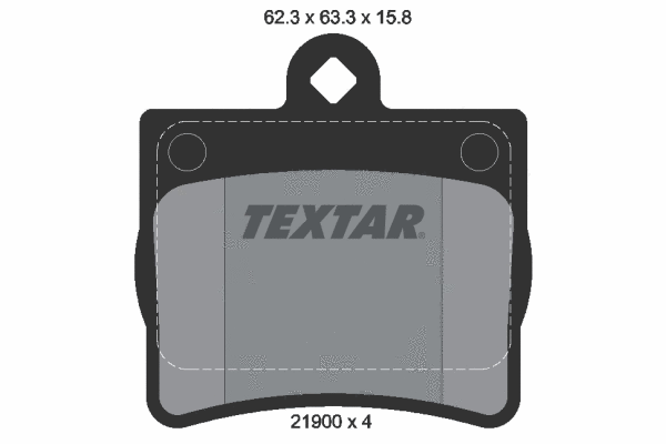 Brake Pad Set, disc brake (2190003)
