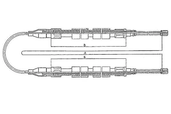 Cable Pull, parking brake (44003300)