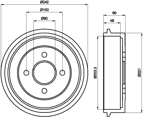 Brake Drum (94018600)