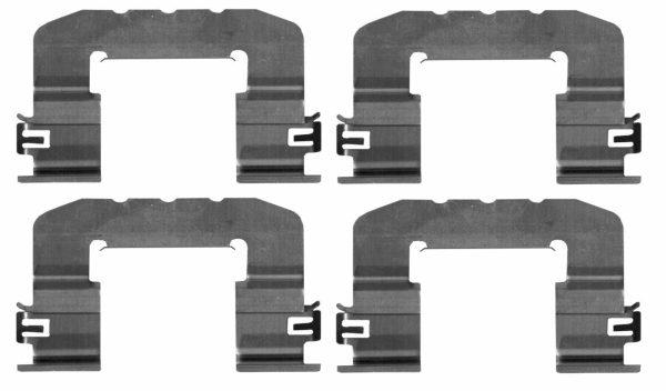 Accessory Kit, disc brake pad (82549900)