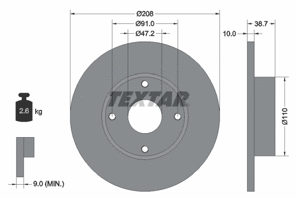 Brake Disc (92025300)