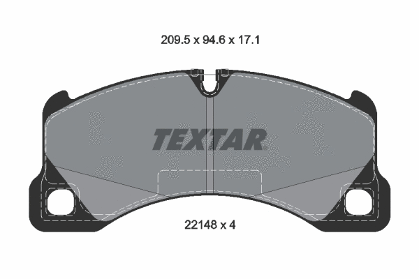 Brake Pad Set, disc brake (2214801)