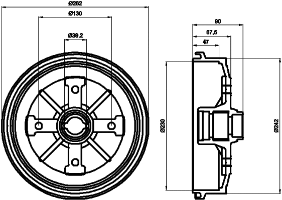 Brake Drum (94004300)