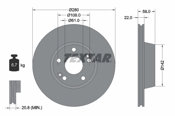 Brake Disc (92036300)