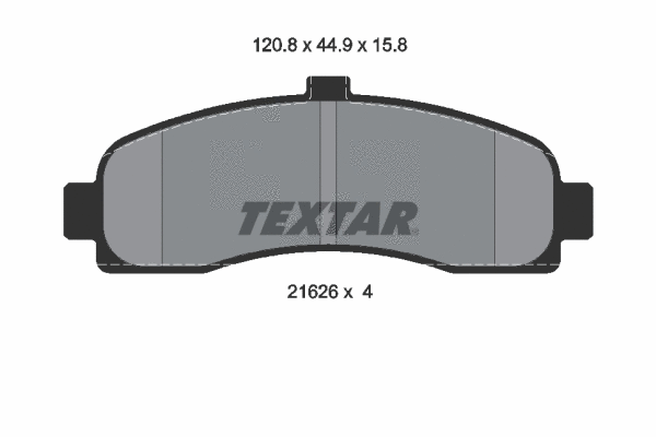 Brake Pad Set, disc brake (2162601)