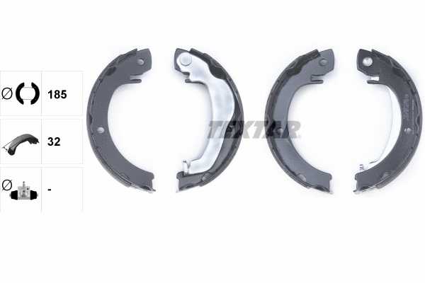 Brake Shoe Set, parking brake