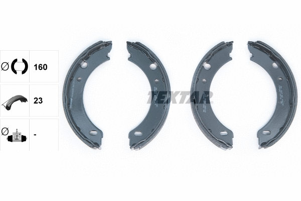 Brake Shoe Set, parking brake