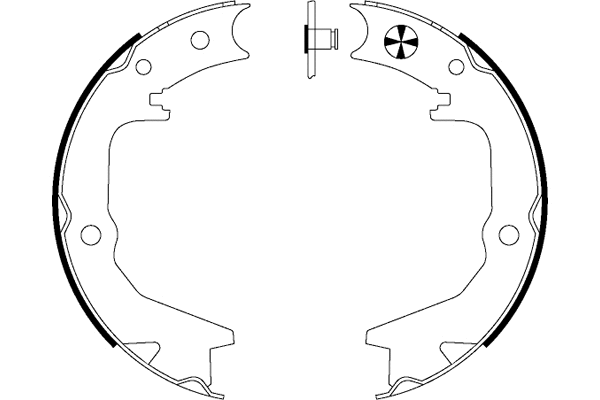 Brake Shoe Set, parking brake