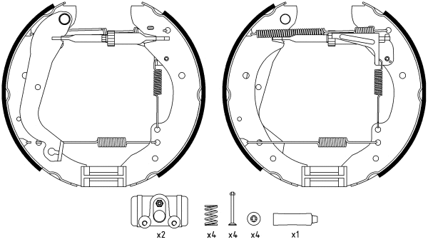 Brake Shoe Set (84015700)