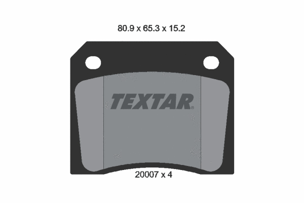 Brake Pad Set, disc brake (2000702)
