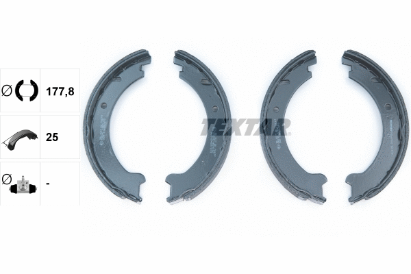 Brake Shoe Set, parking brake